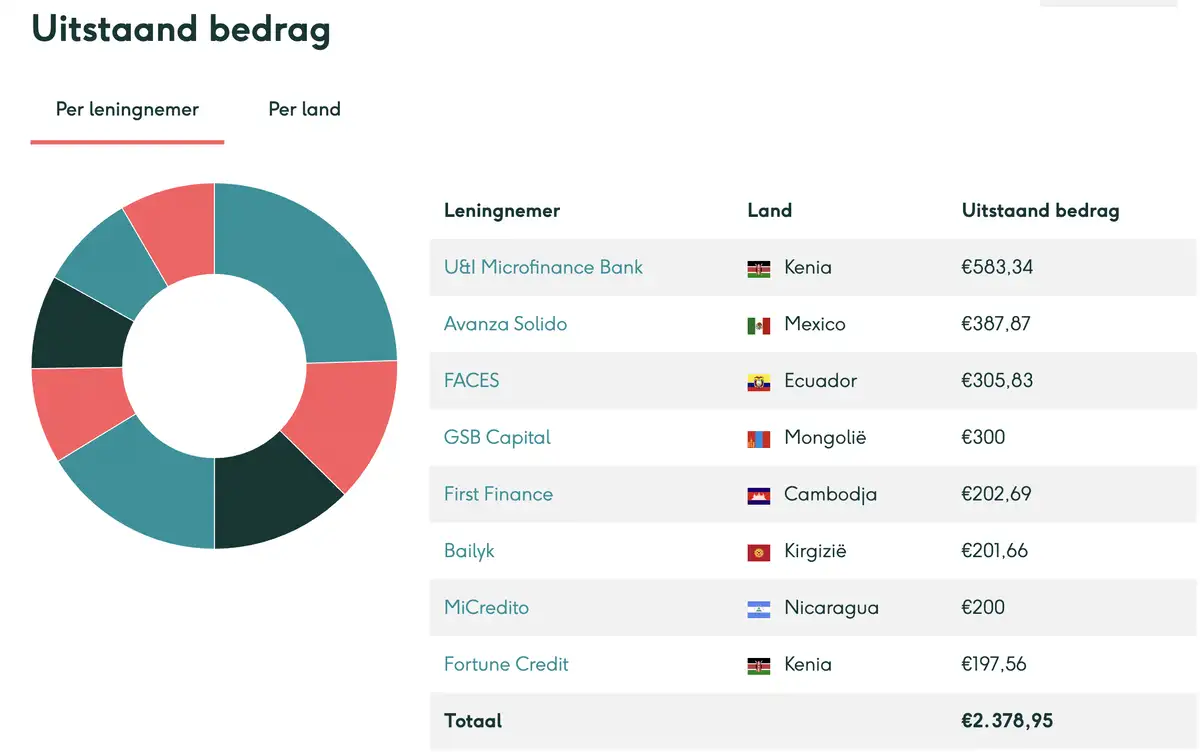Lendahand Portfolio Niels Koerts per 17-11-2025