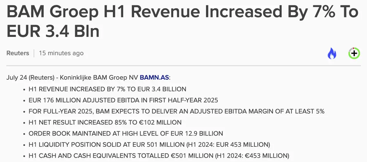 BAM Q2-cijfers