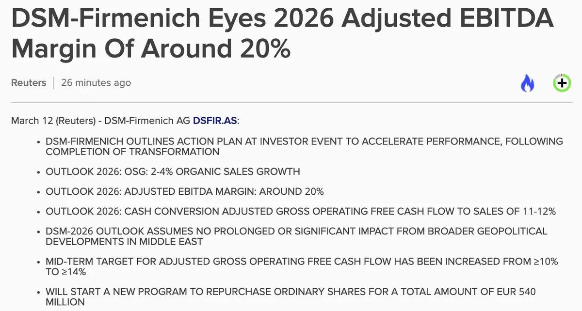 DSM-Firmenich investor's day