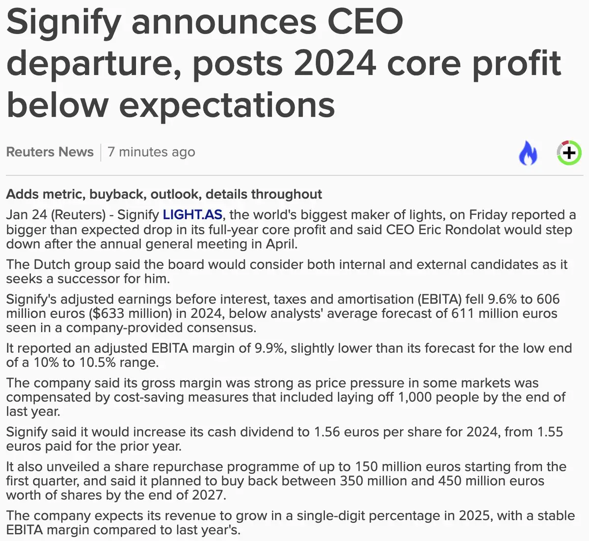 Signify Q4-cijfers