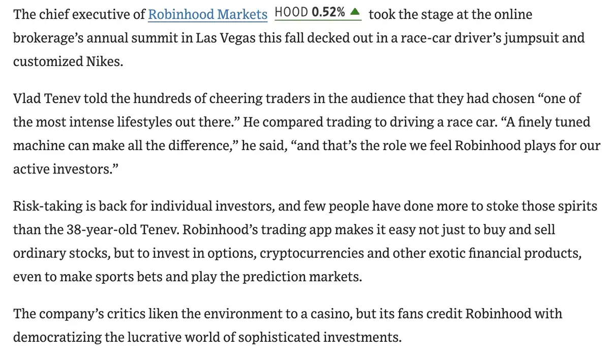 WSJ portret Robinhood 